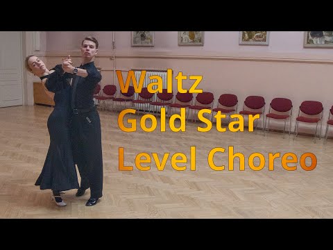 Waltz Gold Star Level Choreography | Running Spin Turn to Natural Twist Turn, Hover Walks in PP