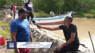 YouTube video thumbnail: Midnight Mission: Fishermen Save 11 From Drifting Life Raft