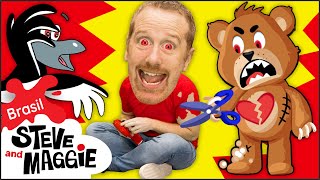 Casa Mágica de Bonecas e Mais para Crianças com Steve and Maggie Brasil