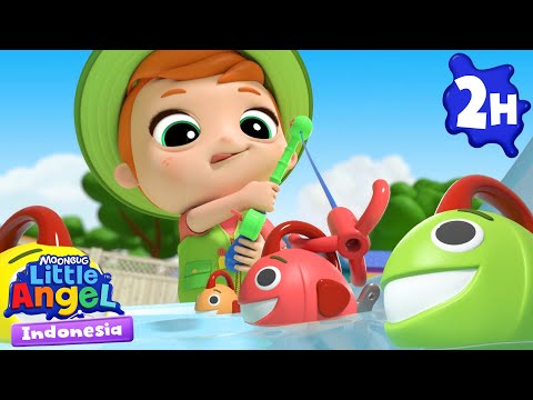 Lomba Tangkap Ikan Dimulai! | Lagu Memancing Ikan | Belajar Berhitung | Lagu Anak bersama Bé John