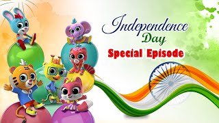✍️📖✨INDEPENDENCE DAY SPECIAL EPISODE ✍️📖✨  1 HOUR NON STOP cuddlecubbies #animation