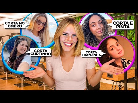 OS YOUTUBERS DECIDIRAM COMO VOU CORTAR O MEU CABELO!!