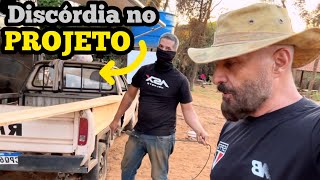 O projeto não pode parar: construindo a Pampa e o sítio ao mesmo tempo! Camping Livre como vento 