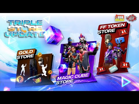 FREE FIRE OB50 TRIPLE STORE UPDATE | MAGIC CUBE STORE UPDATE | FREE FIRE NEW EVENT | FF NEW EVENT