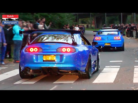 Modified Cars leaving Car Show! - Skyline GTR, Aventador SVJ, E46 Turbo, BRABUS 900 G63, Supra,...