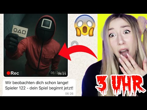 nehm niemals die SQUID Game EINLADUNG vom WÄCHTER für Staffel 3 an (gruselige Whatsapp Chats 3 Uhr)