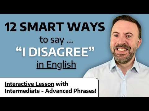 Smart Ways To Disagree in English At Work (B1 - C1 level)