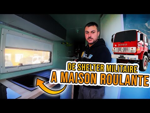 Aménagement du camion d’expédition 🚒: Découpe, fenêtres, et cuisine sur mesure‼️