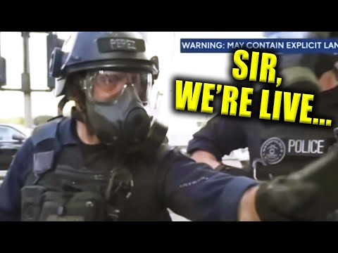 Watch: Cop Gets AGGRESSIVE with Reporter… LIVE TV Catches It All