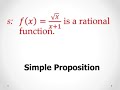 Understanding Propositions and Logic