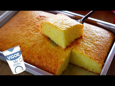 BOLO DE IOGURTE MASSA FOFINHA