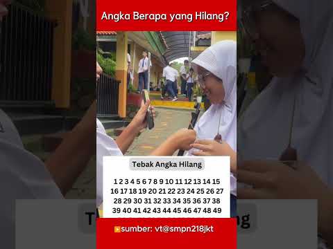 Tebak Angka | Angka berapa yang hilang?