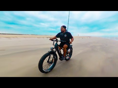 How I Set Up My Beach Fishing E-Bike for Surf Fishing- Heybike Alpha
