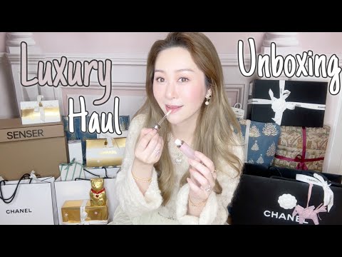 LUXURY HAUL UNBOXING I CHANEL, BURBERRY FROM SENSER, MAXMARA, UGG I FASHION & BEAUTY HAUL 💖 LINDIESS