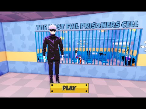 FREAKY GOJO's BARRY'S PRISON RUN #roblox #scarryobby