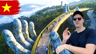 This is Blowing Up Vietnam for a reason | Golden Bridge in Ba Na Hills, Da nang