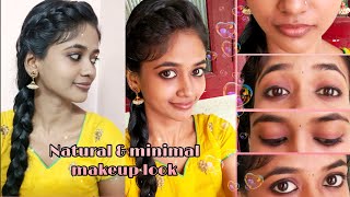 #beauty 😻 Natural look 🔥Easy makeup without too many products 🌹✨ #shorts #tamil
