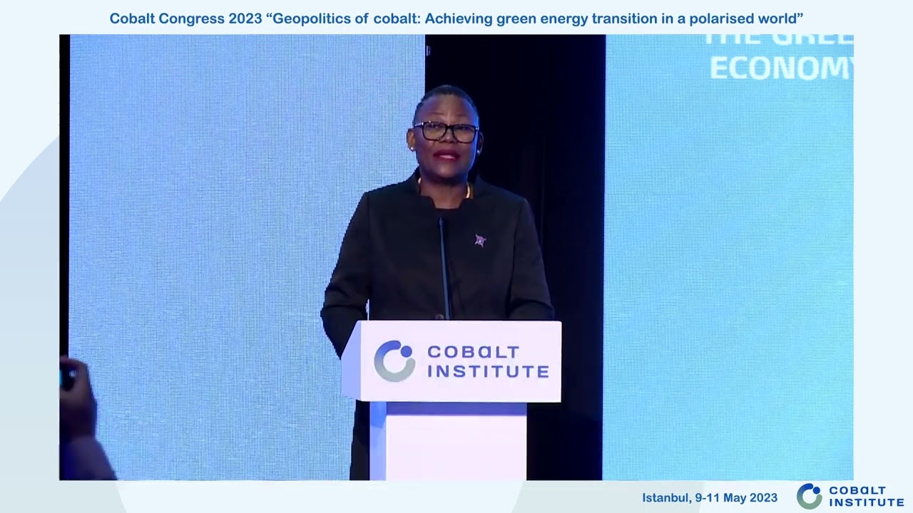 Cobalt Congress 2023 Day 2 – Keynote speech: Antoinette N’Samba, Minister of Mines, DRC