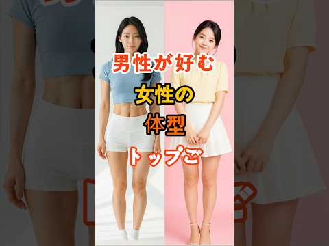 440万ビュー🎉 男性が好む女性の体型トップご#知恵 #雑学 #名言 #開運