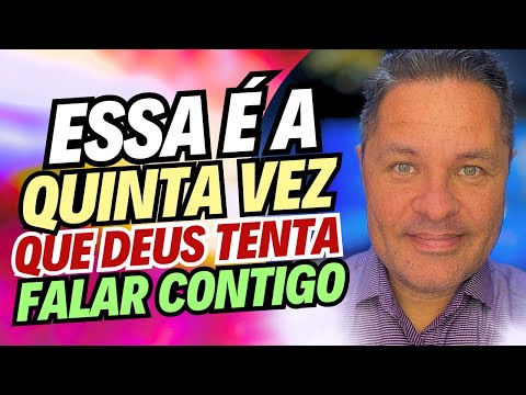 ESSA É A QUINTA VEZ🚨QUE DEUS TENTA FALAR CONTIGO😍A CERCA DE ALGO FORTE ESTÁ PARA ACONTECER😭