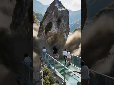 你以为栈道只是观光？它背后的凶险警示更值得关注！#nature  #beauty  #travel  #environment  #protection #shorts