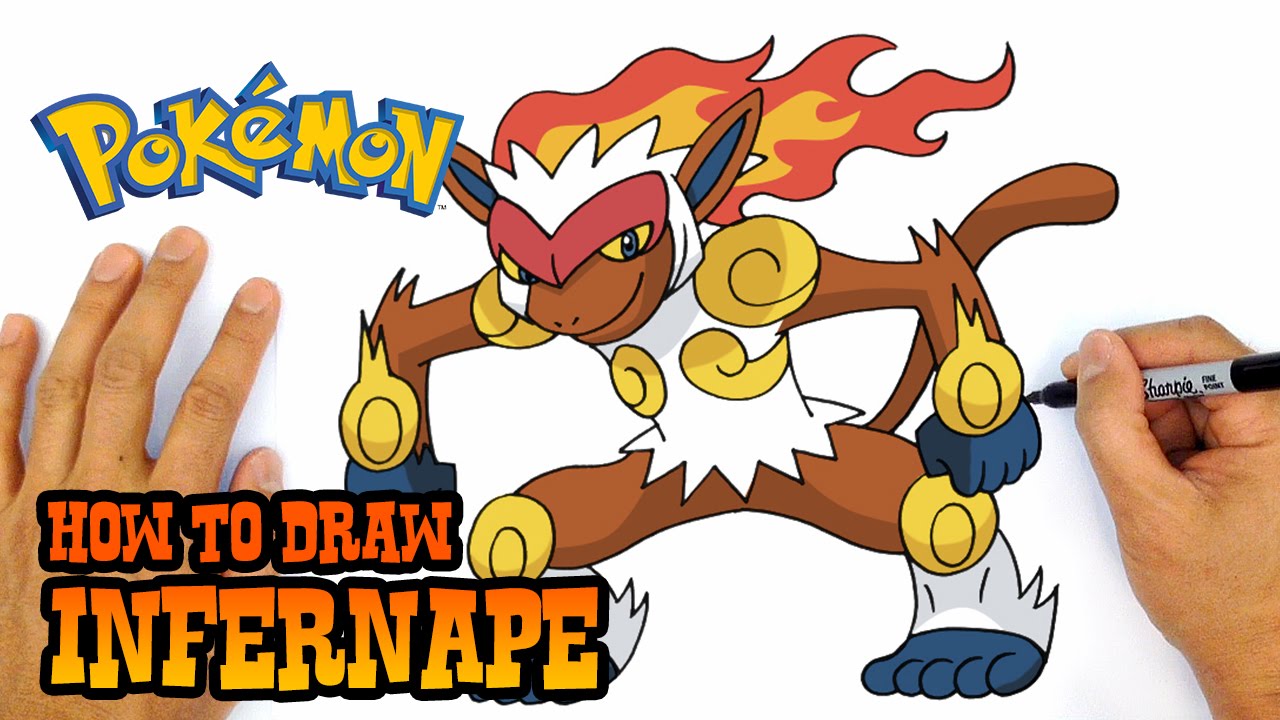 How to Draw Pokemon - Infernape