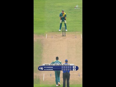 SA Champions vs WI Champions Bowl-out! South Africa won 2-0 after a tied match! | #WCL2025