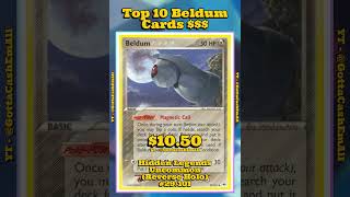 Top 10 Rarest Beldum Pokémon Cards EVER Made! ✨⚙️ #pokemon #top10 #tcg #pokémon #pokemoncards