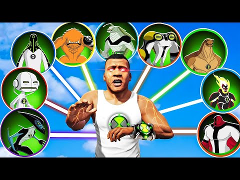 Franklin Upgrading To The Strongest BEN 10 Alien in GTA 5 || Gta 5 Tamil