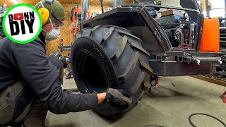 6x6 Forwarder Ep.15 - Nose Frame, Engine Install, Brakes
