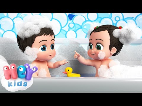 Penušavu Kupku! 🛀 Kupanje pesmica za bebe | HeyKids - Crtani za decu