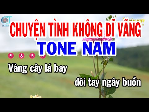 Karaoke Chuyện Tình Không Dĩ Vãng Tone Nam Em || Nhạc Sống Mới || Karaoke Tuấn Kiệt