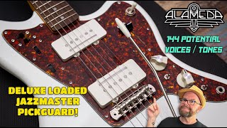 TOTAL Tonal Control! Alameda Guitars Deluxe Loaded Jazzmaster Pickguard