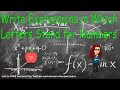 Understanding Expressions and Operations