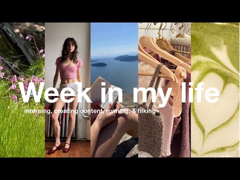 A productive week in my life | Interning, creating content, hiking & training for a half marathon