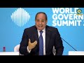 الرئيس عبد الفتاح السيسي يشارك في الجلسة الرئيسية بالقمة العالمية للحكومات