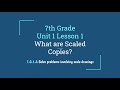 Understanding Scaled Copies and Proportions