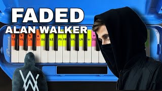Cómo tocar FADED de Alan Walker | Tutorial en la MELÓDICA fácil sirve para PIANO TUTORIAL