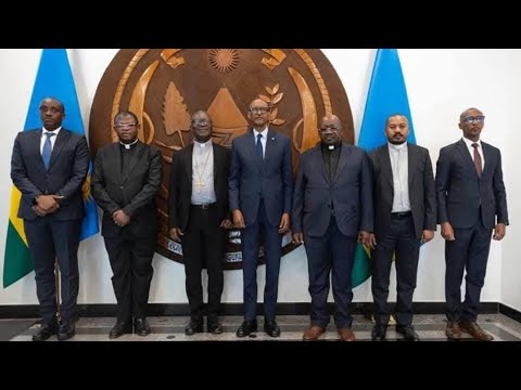 🔴LES PRETRE CONGOLAIS FONT ALLÉGEANCES A KAGAME A KIGALI.