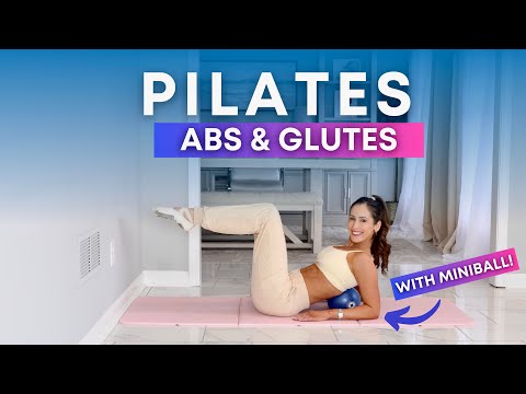 Pilates Workout with Miniball | Under 30 Min | Pilates Abs and Glutes