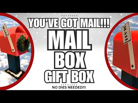 Letters For Santa! Mail Box Gift Box | NO DIES NEEDED!