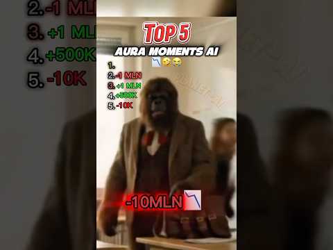 TOP 5 “Momenti AURA” Di SEMPRE🤣🏆 #shorts