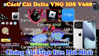 Hướng dẫn hack blox fruit 27vng trên điện thoại IPHONE - Cách Cài Delta VNG IOS V688 BYPASS KEY