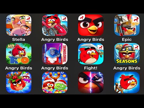 Angry Birds, Stella Angry Birds, GO Angry Birds, Journey Angry Birds, Epic Angry Birds,AB RIO HD