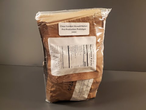 2020 CCAR 24 Hour Ration of the Future Prototype Review MRE Tasting Test