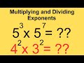 Exponent Rules and Operations
