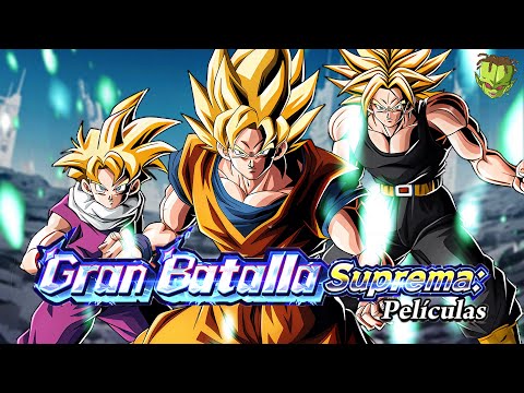 NO ITEM RUN! JOINED FORCES vs GOKU TRUNKS y GOHAN LR BLUE ZONE de PELICULAS | Dokkan Battle