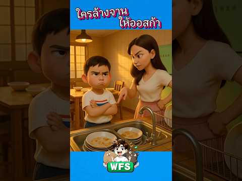 ใครล้างจานให้ออสก้า #horror #cartoon #การ์ตูน #หลอน