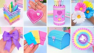 + 15 Manualidades con papel / Ideas para regalar / Miniaturas / DIY Ideas fáciles / Utiles escolares