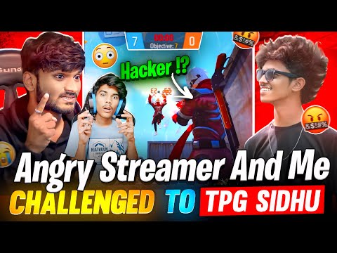 ANGRY🤬STREAMER AND ME😨 CHALLENGED TO TPG SIDHU🥵FOR 1VS1|| FREE FIRE IN TELUGU || ❤🔥#msu